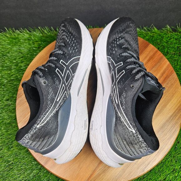 Asics Gel-Kayano 28 Shoes Womens Size 6 Narrow Black White Athletic Running Gym - Picture 8 of 11